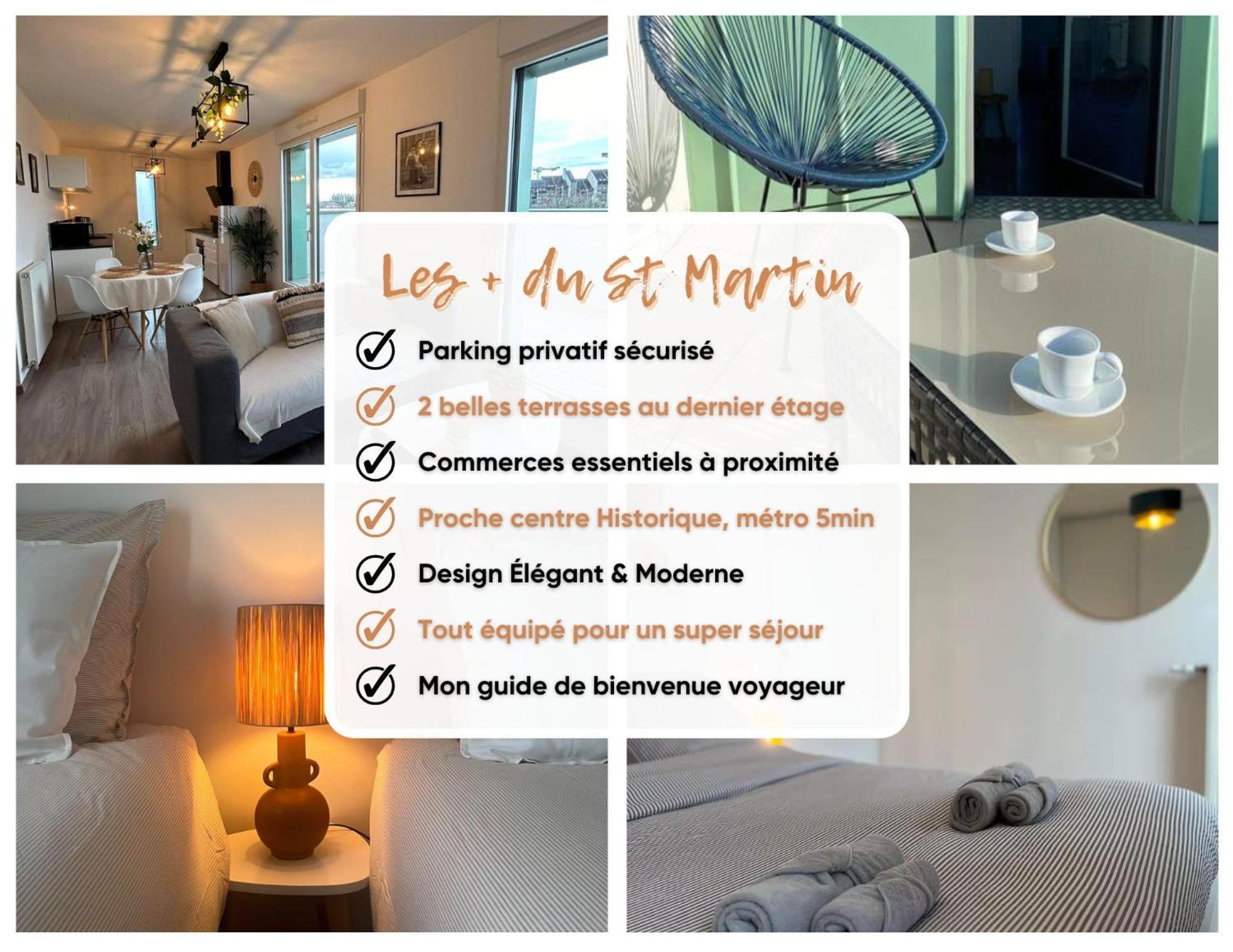 Les Terrasses De Saint Martin Apartment Rennes Luaran gambar